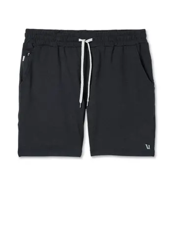 Vuori HOMMES PONTO PERFORMANCE SHORT 7" BLACK HEATHER