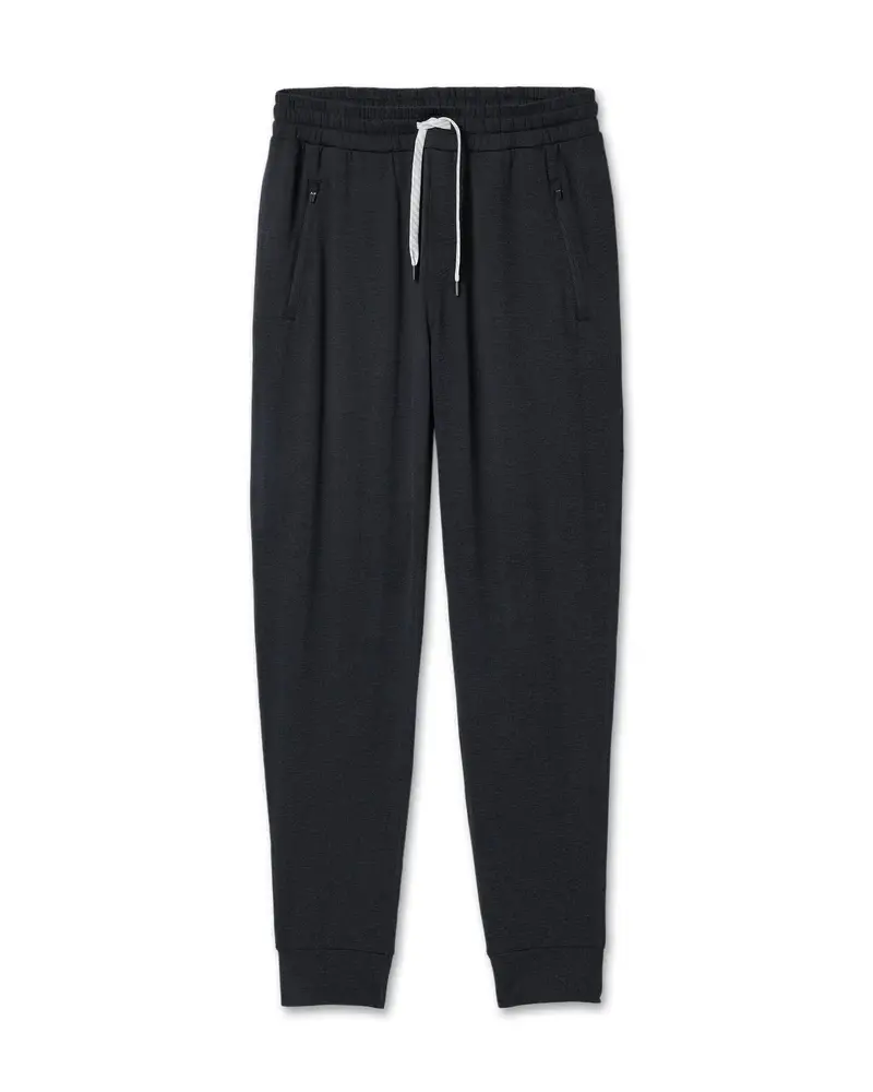 Vuori MEN'S PONTO PERFORMANCE JOGGER 28" BLACK HEATHER