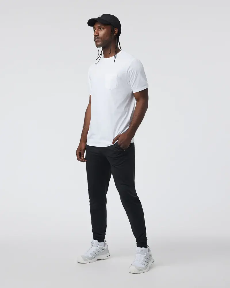 Vuori HOMMES PONTO PERFORMANCE JOGGER 28" BLACK HEATHER