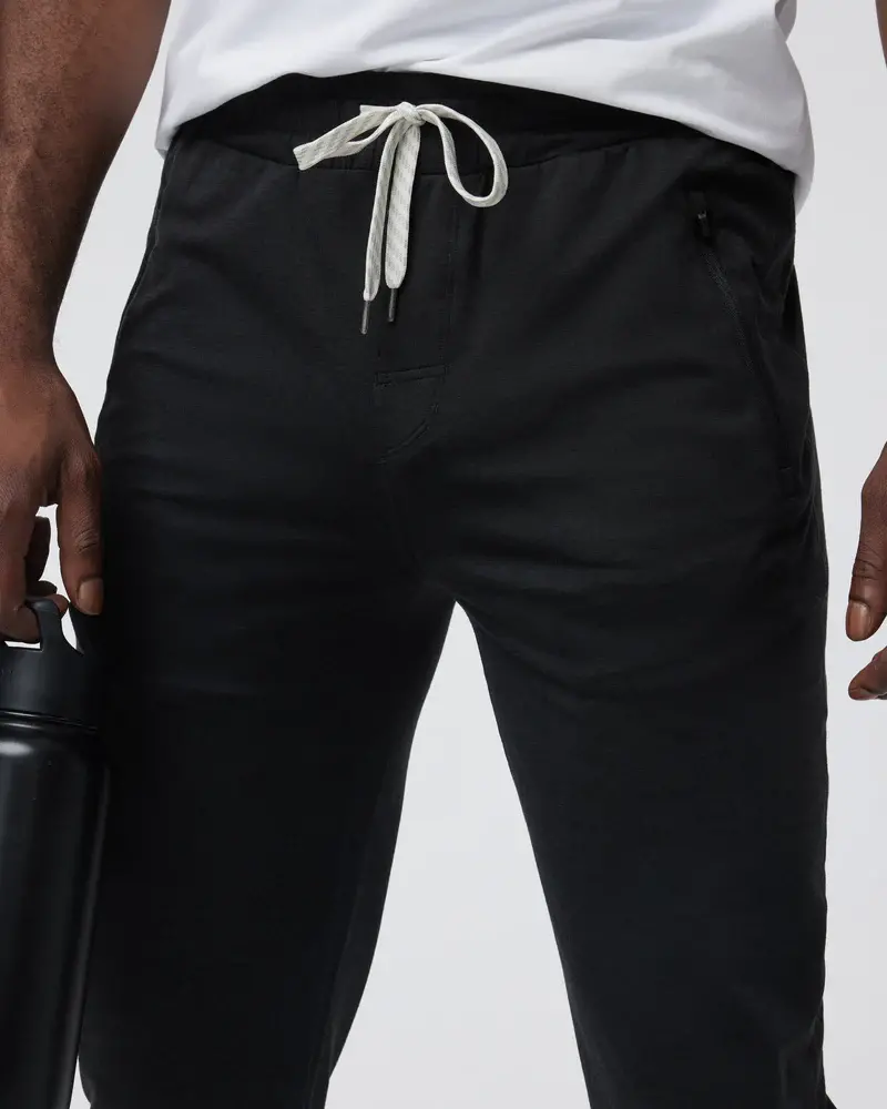 Vuori MEN'S PONTO PERFORMANCE JOGGER 28" BLACK HEATHER