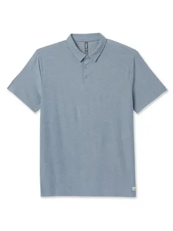 Vuori HOMMES STRATO TECH POLO MIST HEATHER