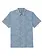 Vuori HOMMES BRIDGE BUTTON DOWN SHORT SLEEVE DUSTY BLUE PLUMERIA
