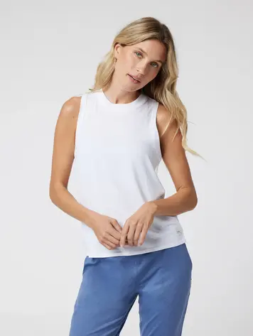 Vuori FEMMES ENERGY LONG TANK WHITE
