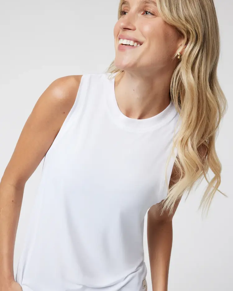 Vuori WOMEN'S ENERGY LONG TANK WHITE
