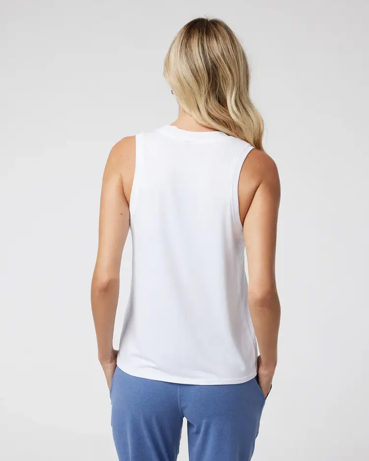 Vuori WOMEN'S ENERGY LONG TANK WHITE