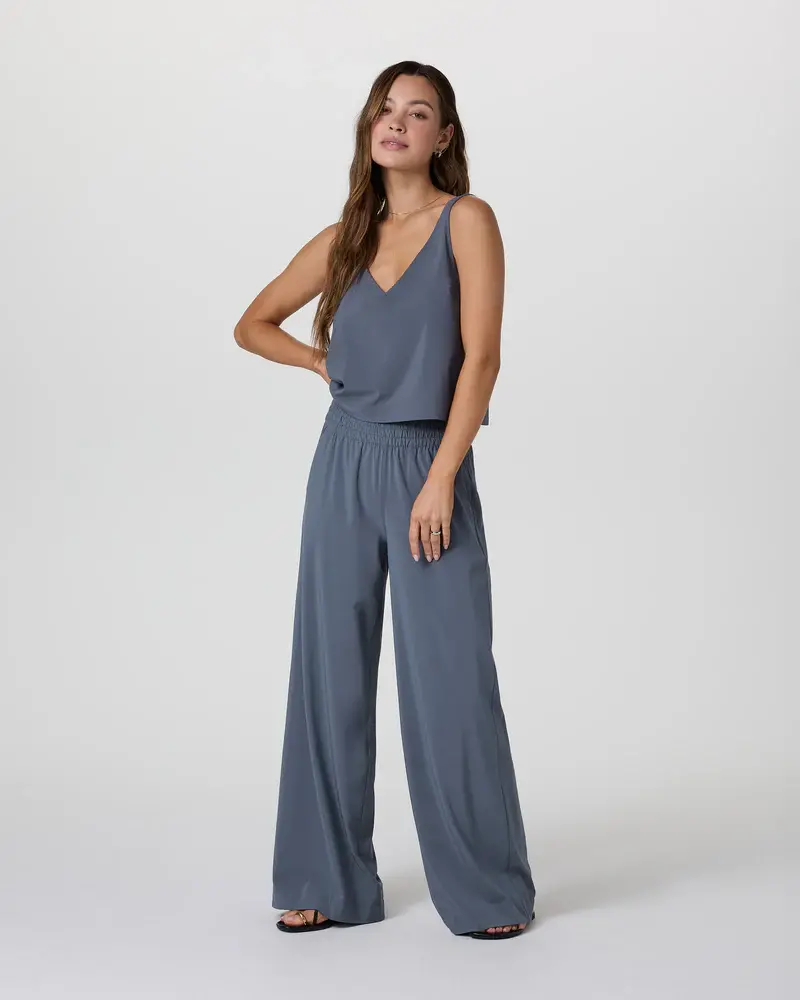 Vuori FEMMES SL VILLA CROPPED TANK AZURE