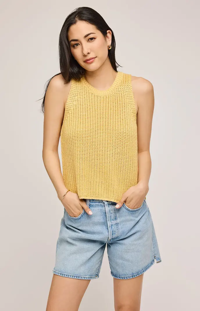 Gentle fawn ANDREA KNIT TANK SUNSHINE