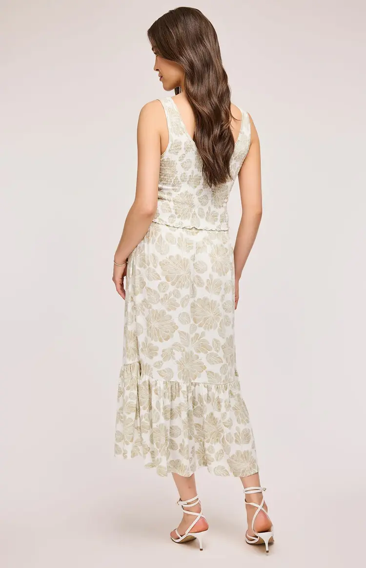 Gentle fawn ELAINE SKIRT MATCHA BLOOM