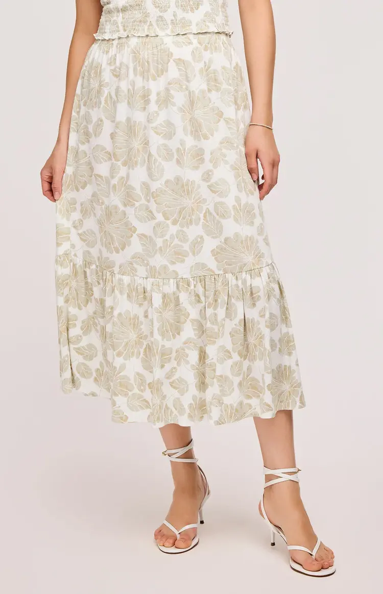 Gentle fawn ELAINE SKIRT MATCHA BLOOM