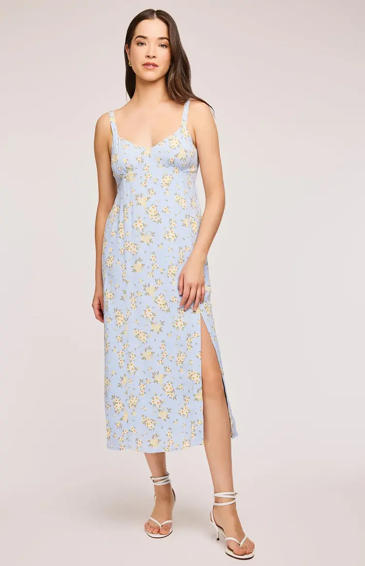Gentle fawn LYSANDRA MIDI DRESS SKY FLORAL
