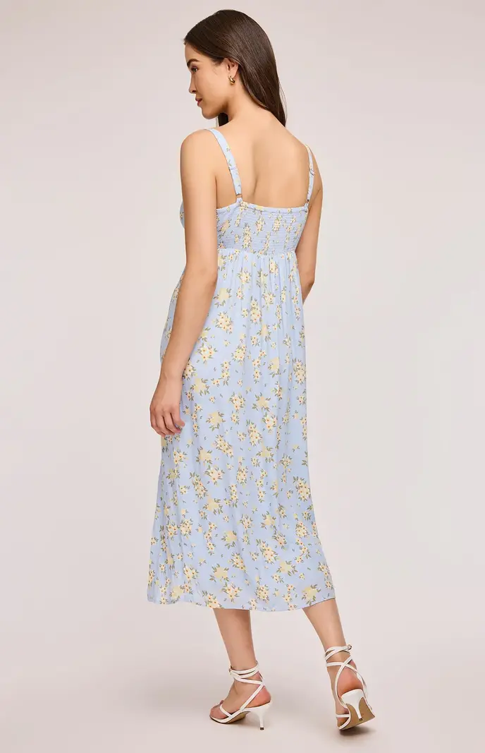 Gentle fawn LYSANDRA MIDI DRESS SKY FLORAL