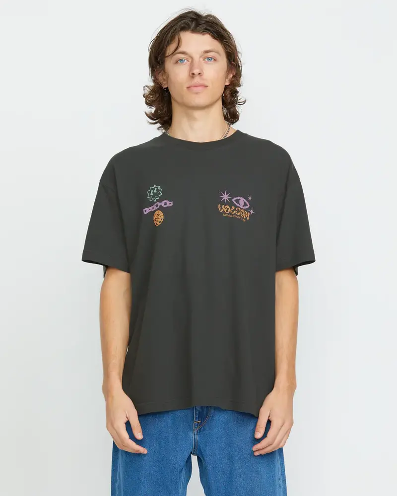 Volcom HOMMES FA F RYGALSKI T-SHIRT STEALTH
