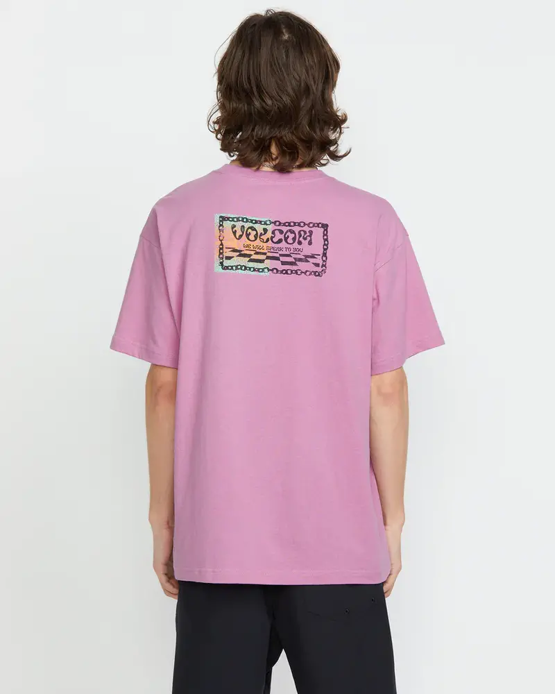 Volcom MEN'S FA FILIP RYGALSKI T-SHIRT STEEL PURPLE