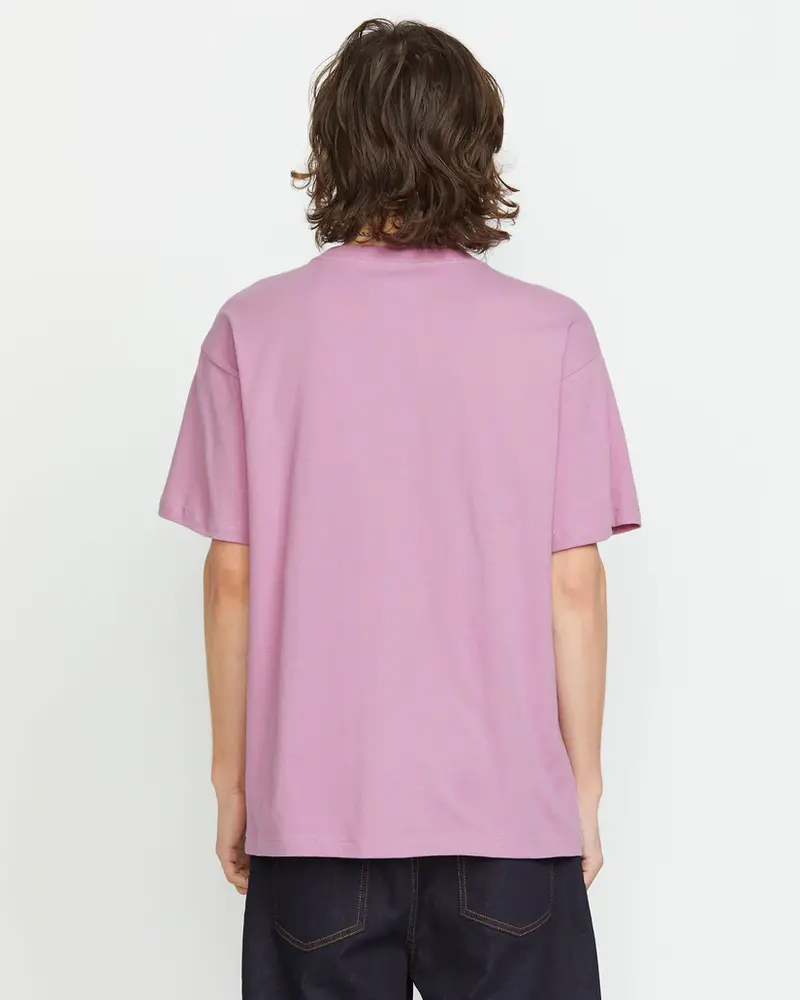 Volcom HOMMES FLOW MACHINE SHORT SLEEVE TEE STEEL PURPLE