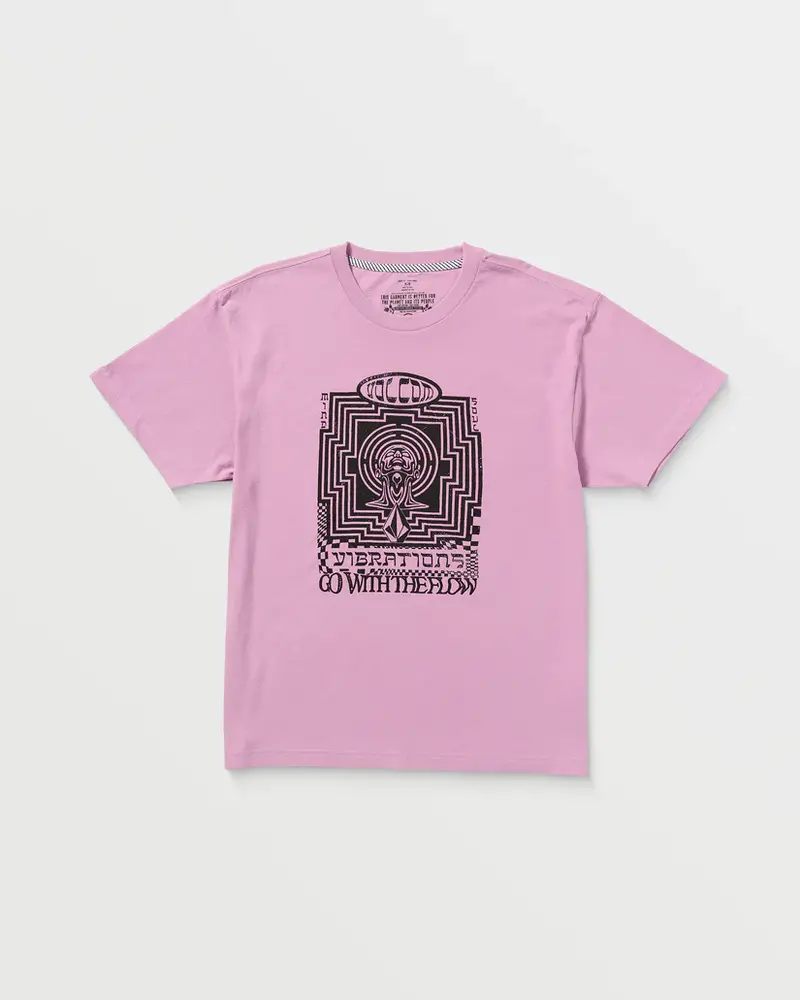 Volcom HOMMES FLOW MACHINE SHORT SLEEVE TEE STEEL PURPLE