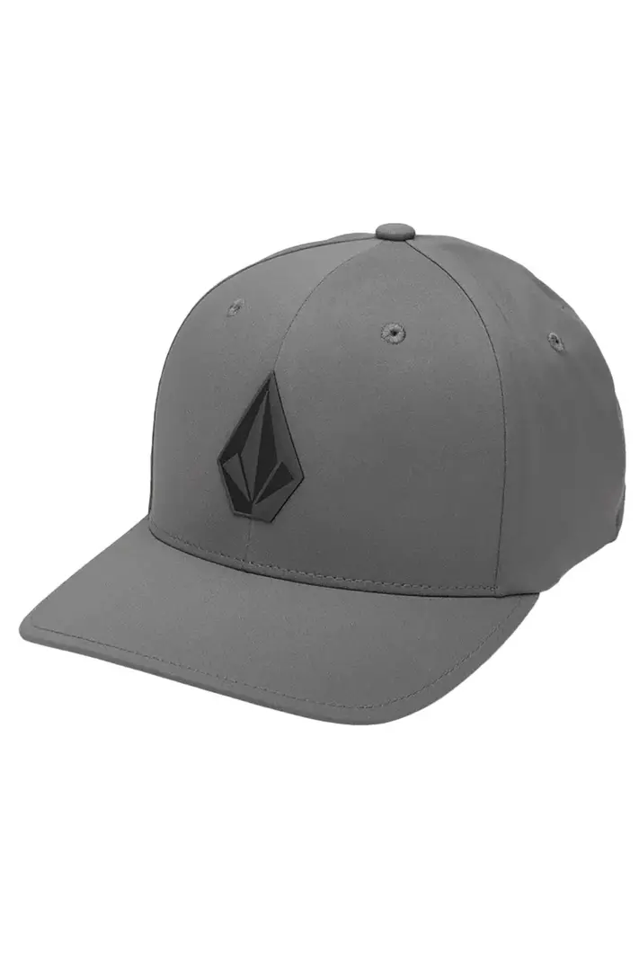 Volcom HOMMES STONE TECH FLEXFIT DELTA HAT PEWTER