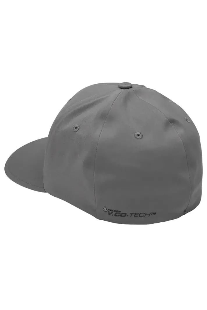 Volcom HOMMES STONE TECH FLEXFIT DELTA HAT PEWTER