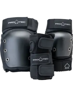 Pro-tec STREET GEAR 3PACK ADULT PAD SET BLACK