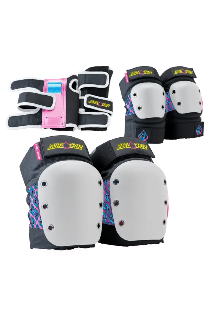 Pro-tec YOUTH STREET GEAR 3PACK PAD SET SANTA CRUZ