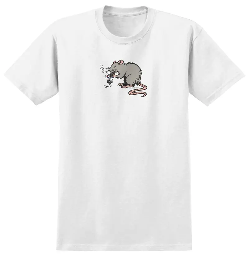 Real HOMMES STREET CLEANER T-SHIRT WHITE/MULTICOLOR