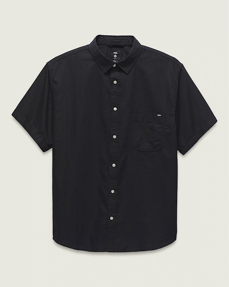 Vans MEN'S LAWSON SOLID WOVEN SHIRT BLACK