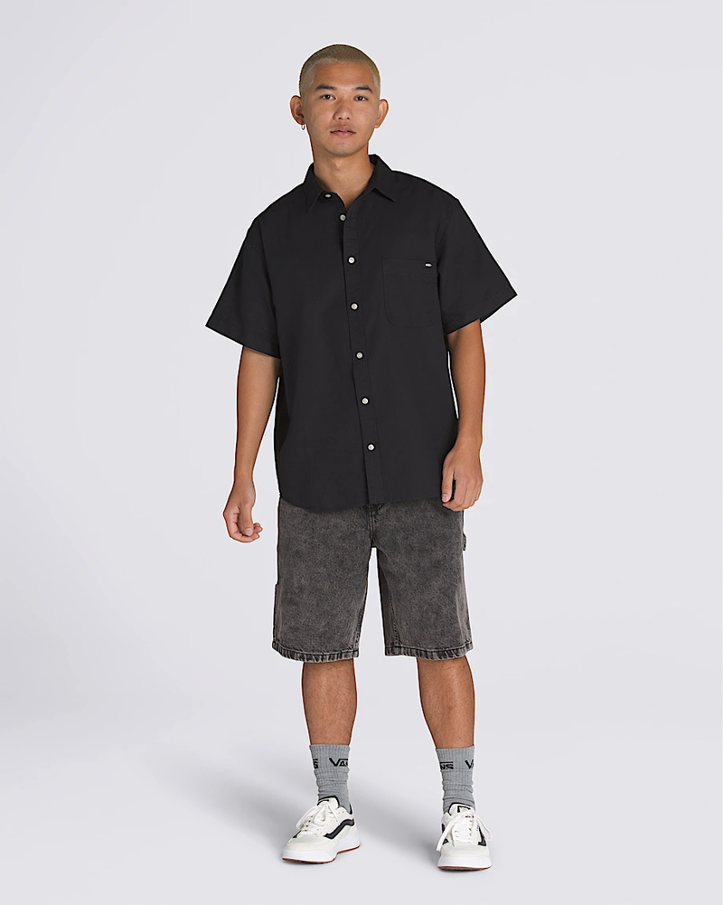 Vans MEN'S LAWSON SOLID WOVEN SHIRT BLACK