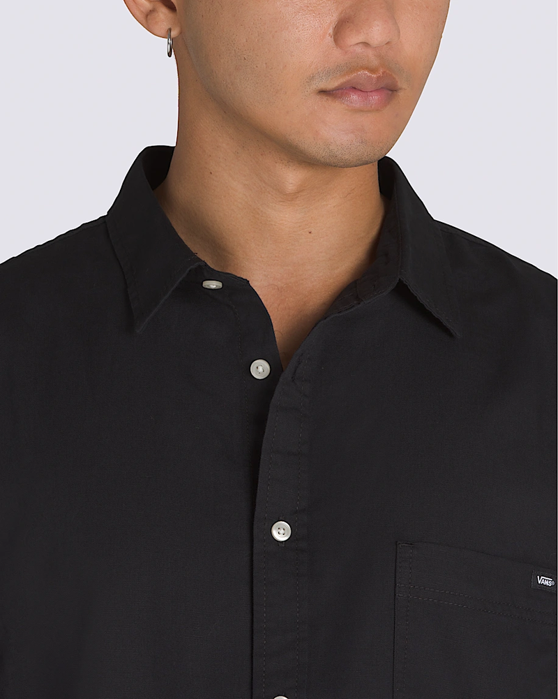 Vans MEN'S LAWSON SOLID WOVEN SHIRT BLACK