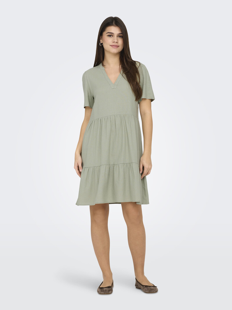 Only TIRI-CARO SHORT DRESS TEA