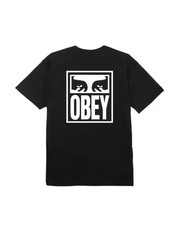 Obey HOMMES OBEY EYES ICON 2 CLASSIC T-SHIRT BLACK