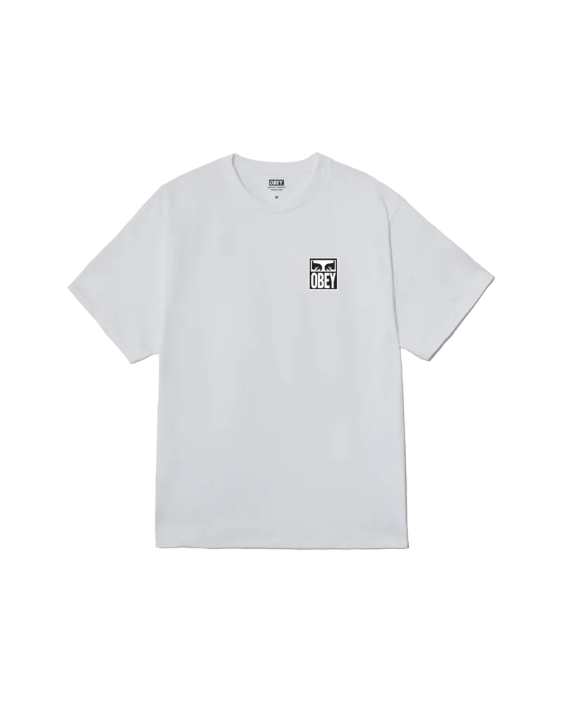 Obey HOMMES OBEY EYES ICON 2 CLASSIC T-SHIRT WHITE