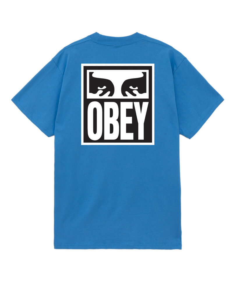 Obey HOMMES OBEY EYES ICON 2 CLASSIC-T-SHIRT AZURE BLUE