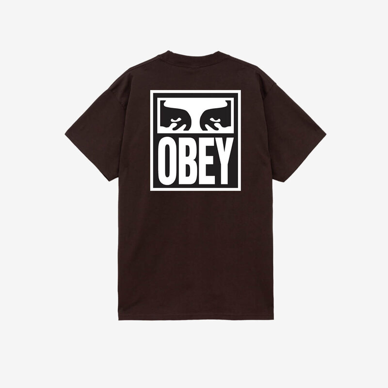 Obey HOMMES OBEY EYES ICON 2 CLASSIC T-SHIRT JAVA BROWN