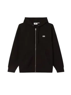 Obey HOMMES EST WORKS EYES ZIP HOOD BLACK