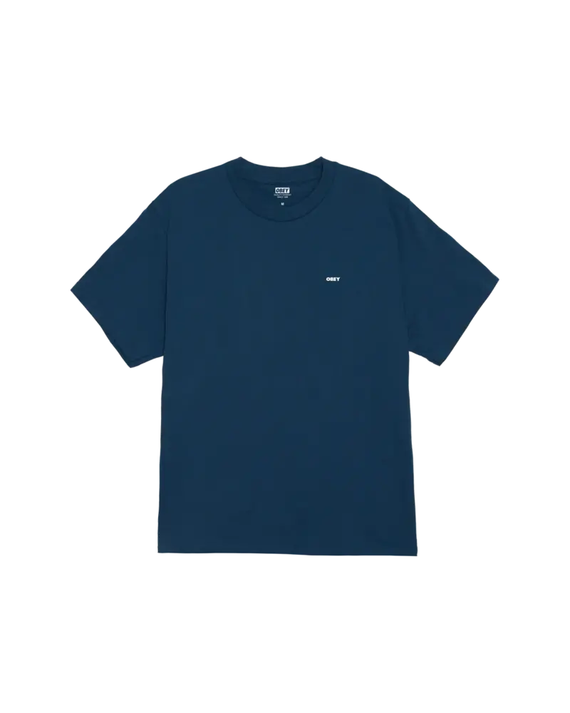 Obey HOMMES OBEY ICON STENCIL FLAME CLASSIC T-SHIRT HARBOR BLUE