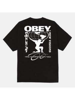 Obey MEN'S OBEY BIZZARE NEW VISIONS T-SHIRT BLACK