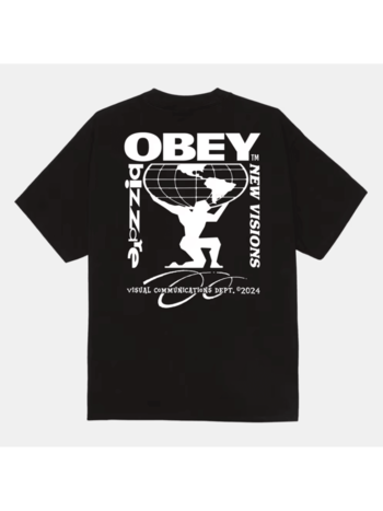 Obey MEN'S OBEY BIZZARE NEW VISIONS T-SHIRT BLACK
