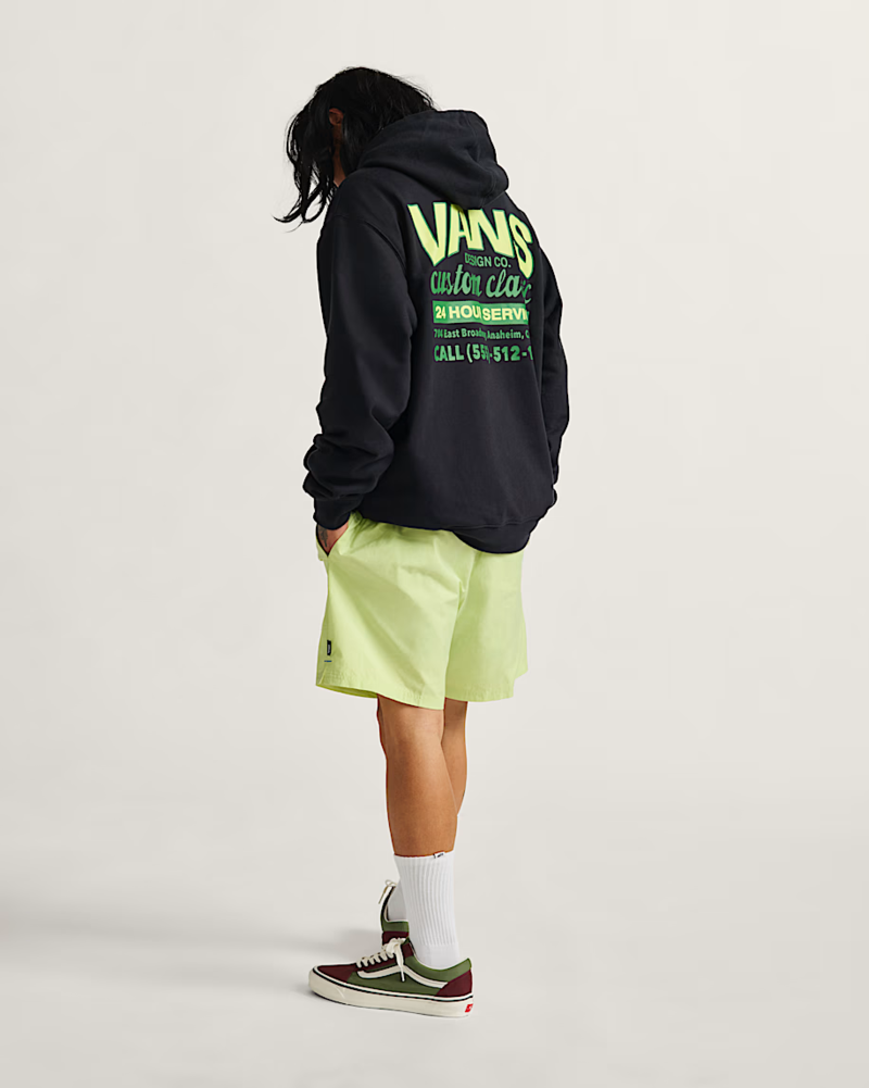 Vans HOMMES PRIMARY SOLID ELASTIC 17" SHORTS SHADOW LIME