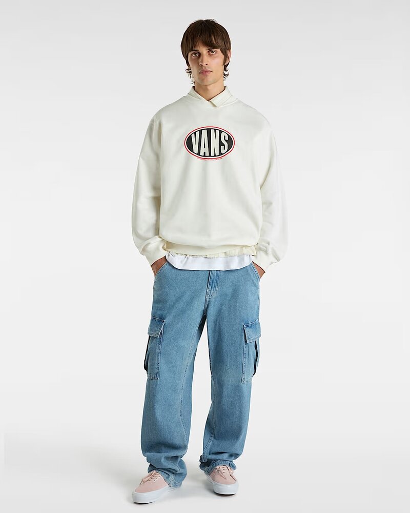 Vans MEN'S SPRAY ON LOOSE CREW SWEATSHIRT MARSHMALLOW