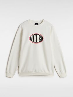 Vans MEN'S SPRAY ON LOOSE CREW SWEATSHIRT MARSHMALLOW