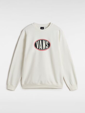 Vans MEN'S SPRAY ON LOOSE CREW SWEATSHIRT MARSHMALLOW