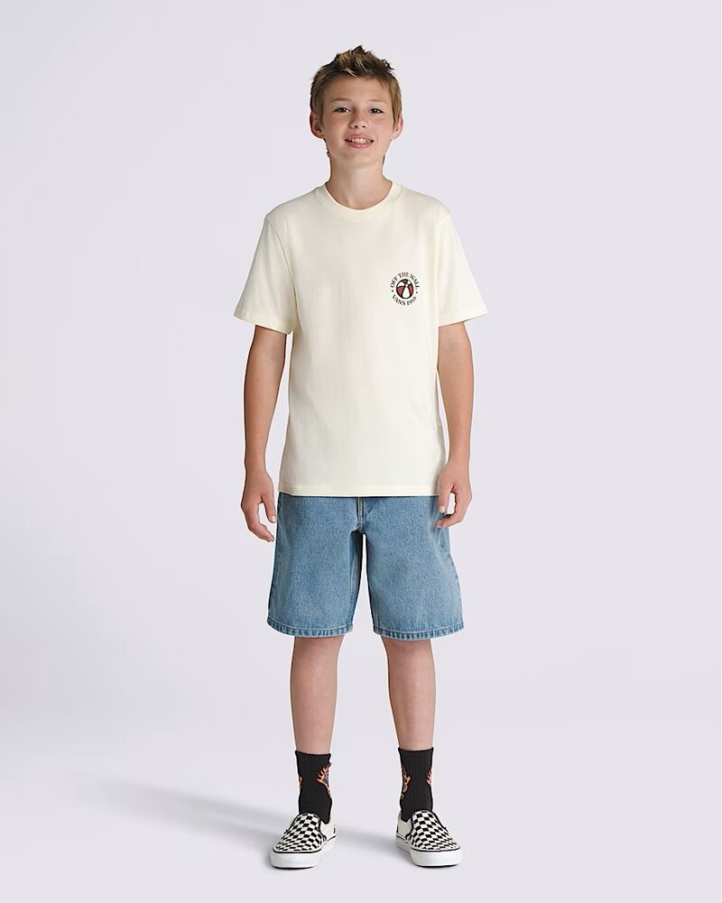 Vans HOMMES CHECK-5 BAGGY DENIM SHORTS STONEWASH BLUE