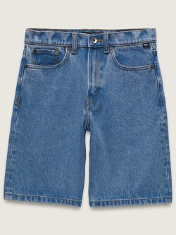 Vans MEN'S CHECK-5 BAGGY DENIM SHORTS STONEWASH BLUE