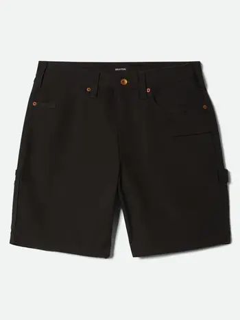 Brixton HOMMES BUILDERS CARPENTER BAGGY SHORT WASHED BLACK