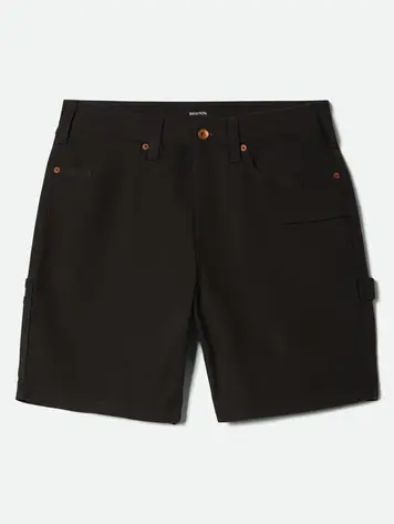 Brixton MEN'S BUILDERS CARPENTER BAGGY SHORT WASHED BLACK