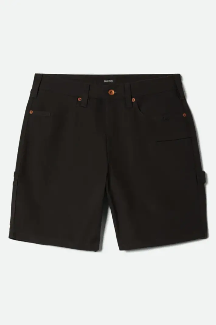 Brixton MEN'S BUILDERS CARPENTER BAGGY SHORT WASHED BLACK