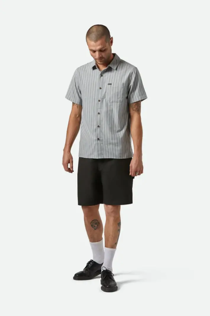 Brixton MEN'S BUILDERS CARPENTER BAGGY SHORT WASHED BLACK