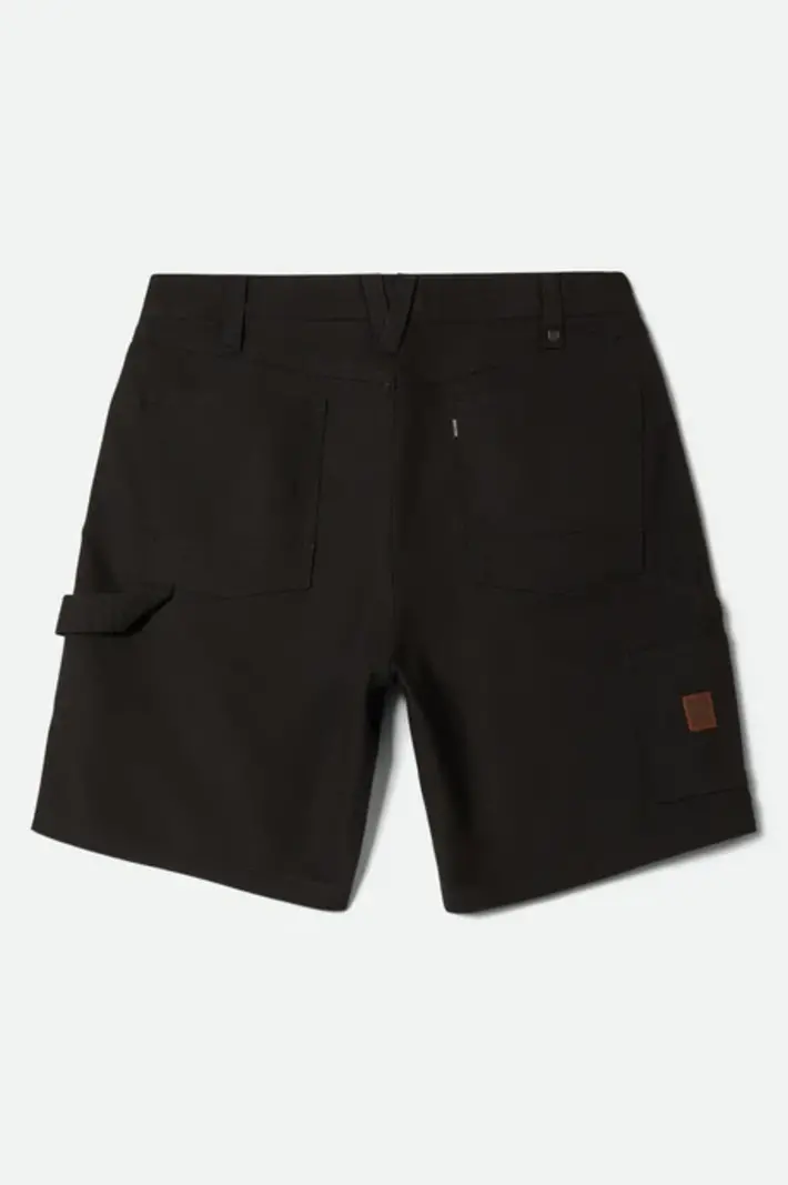 Brixton MEN'S BUILDERS CARPENTER BAGGY SHORT WASHED BLACK