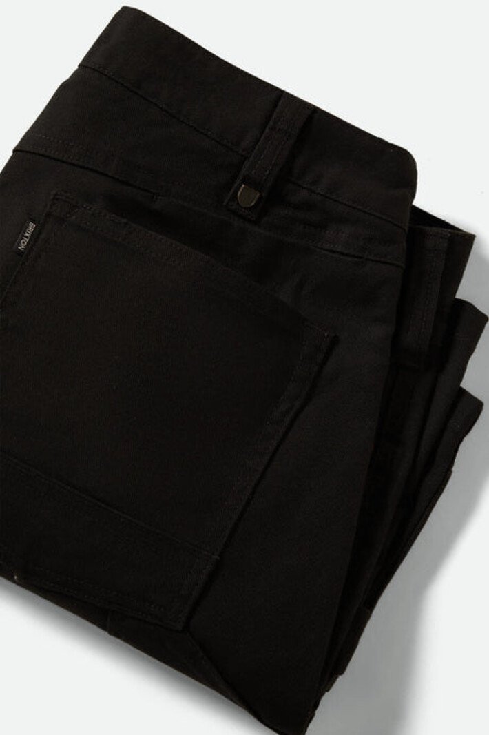 Brixton MEN'S BUILDERS CARPENTER BAGGY SHORT WASHED BLACK