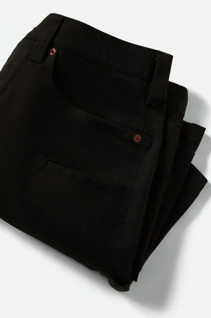 Brixton MEN'S BUILDERS CARPENTER BAGGY SHORT WASHED BLACK