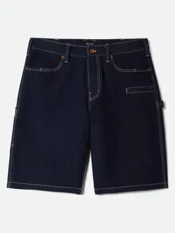 Brixton HOMMES BUILDERS CARPENTER BAGGY SHORT RINSE DENIM